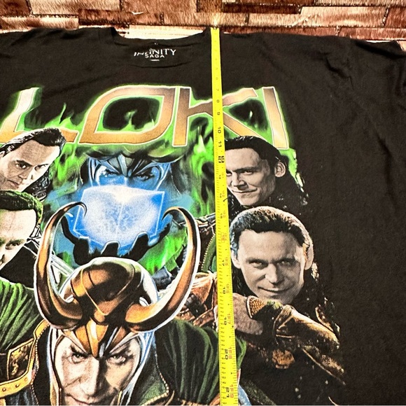 Men’s Marvel Infinity Saga Loki Black Tee size XXL - Picture 8 of 9